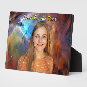 Reach for the Stars Custom Photo Orion Nebula 5x7 Plaque