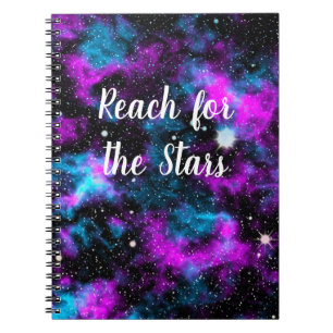 Reach for the Stars Galaxy Notebook