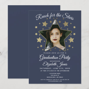 Reach for the Stars Graduation Invitation