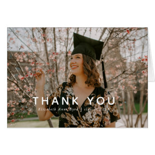 Reach for the Stars Graduation Thank You Card