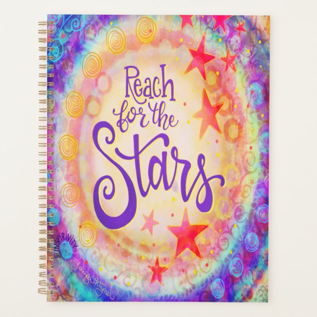 Reach for the Stars Inspirational Planner (Front)