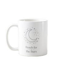 Reach For The Stars Moon Aesthetic Mug