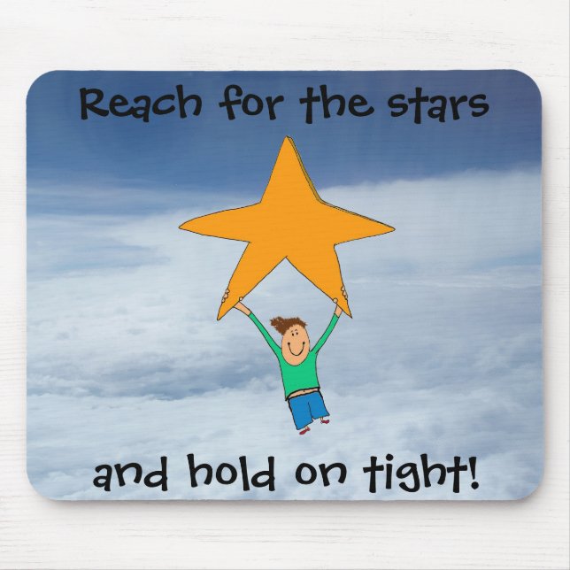 Reach for the stars... mouse mat (Front)