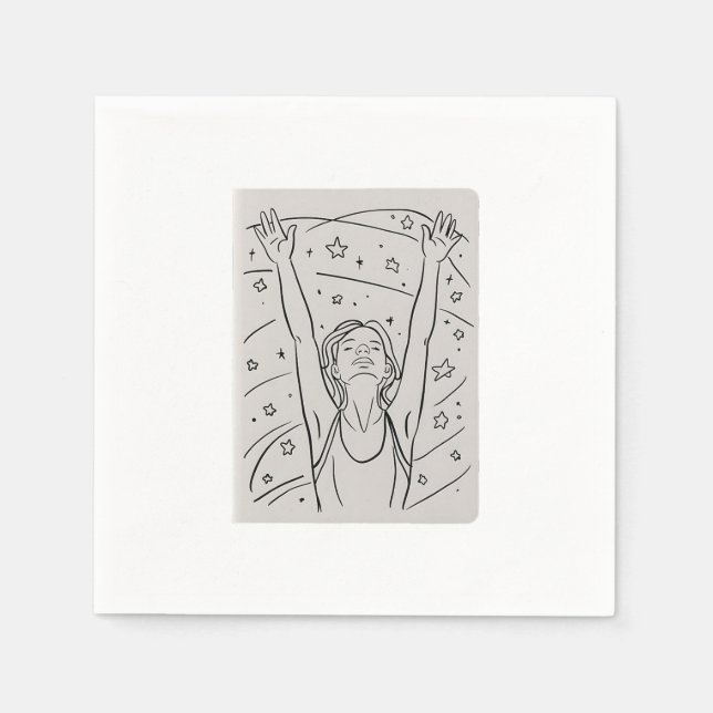 Reach for the Stars Napkin (Front)