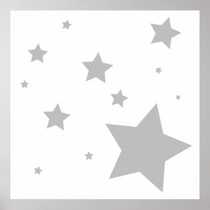 Reach for the Stars Nursery Art Decor Poster