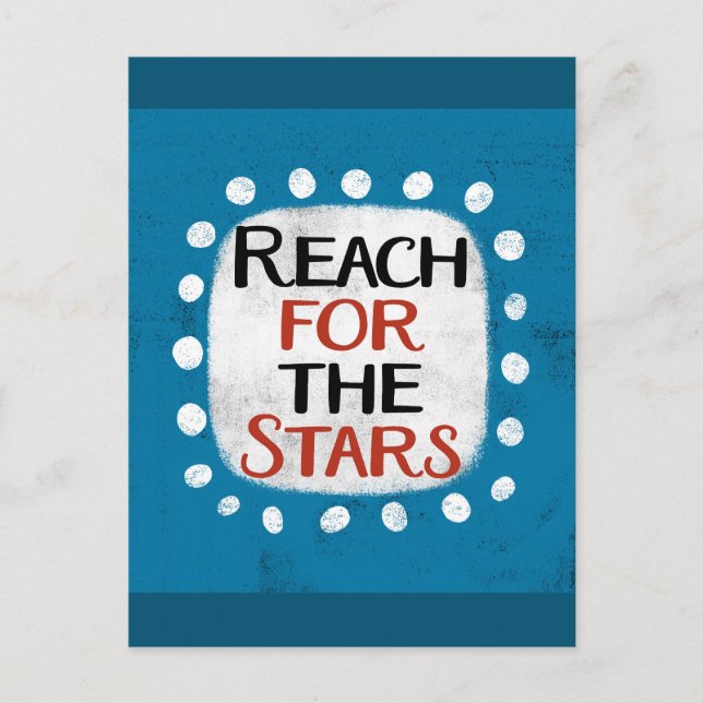 Reach For The Stars Postcard (Front)