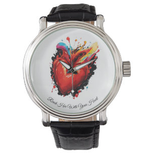 Reach Her With Your Heart Hoodie Watch