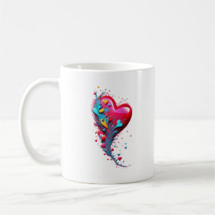 Reach Her With Your Heart II Coffee Mug