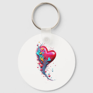 Reach Her With Your Heart II Key Ring