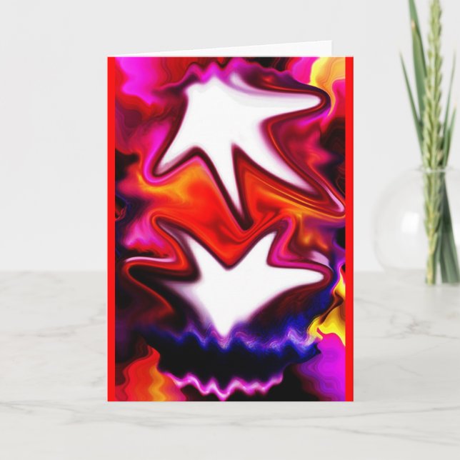 Reach in time holiday card (Front)