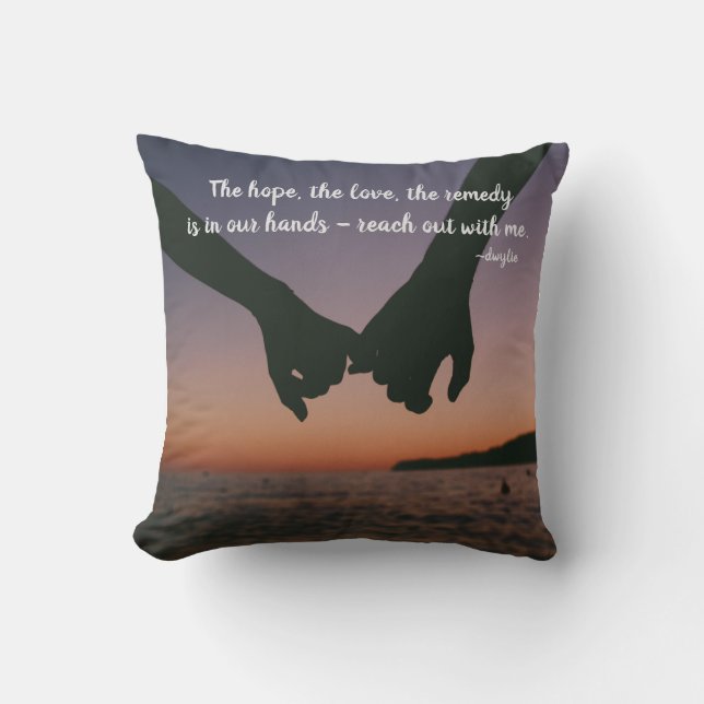 Reach Out With Me Cushion (Front)