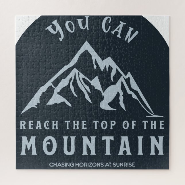 Reach the Top of the Mountain Jigsaw Puzzle (Vertical)