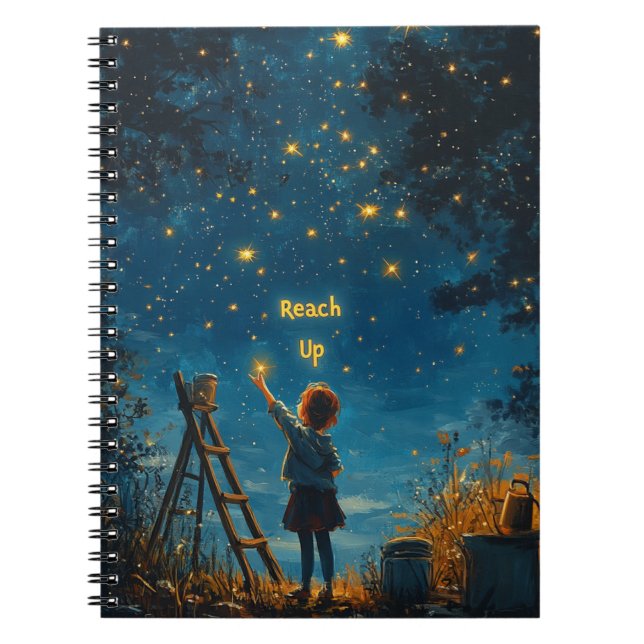 Reach Up Ladder Journal Cover – Motivational (Front)