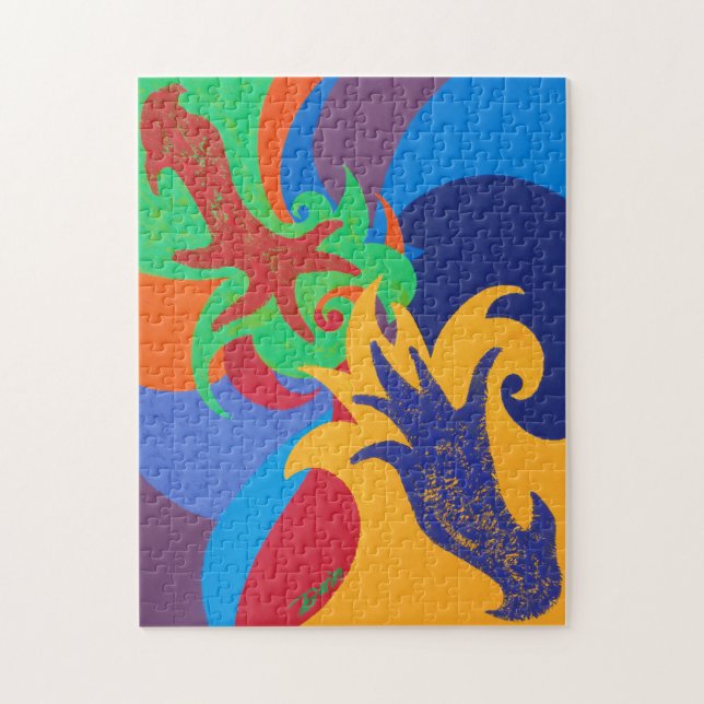 REACHING Cirque-Inspired Puzzle by Darin Jones (Vertical)