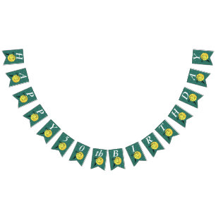 Reaching for Moon Birthday Man Climbing Ladder Bunting