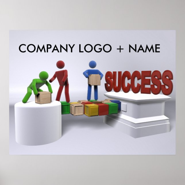 Reaching for success poster (Front)