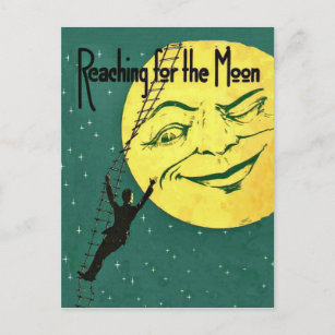 Reaching for the Moon Postcard