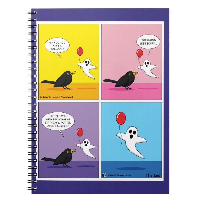 Reaching the Opposite Goal Comic Notebook (Front)