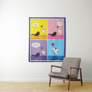 Reaching the Opposite Goal Comic Tapestry