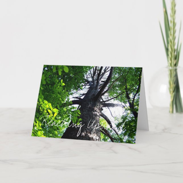 Reaching Upwards Card (Front)