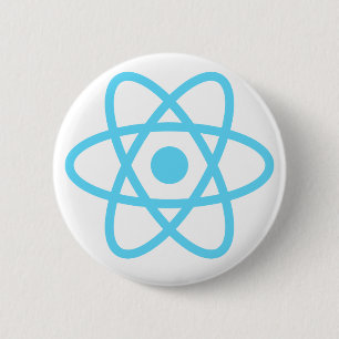 React js Stickers, Mugs, T-shirts and much more 6 Cm Round Badge