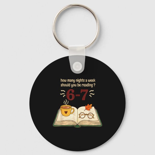 Read 6–7 Nights Funny Reading  Key Ring (Front)