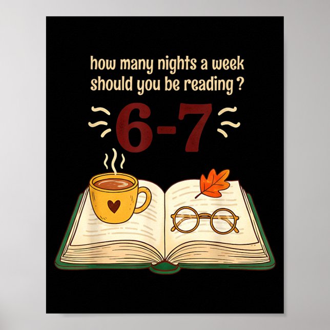 Read 6–7 Nights Funny Reading  Poster (Front)