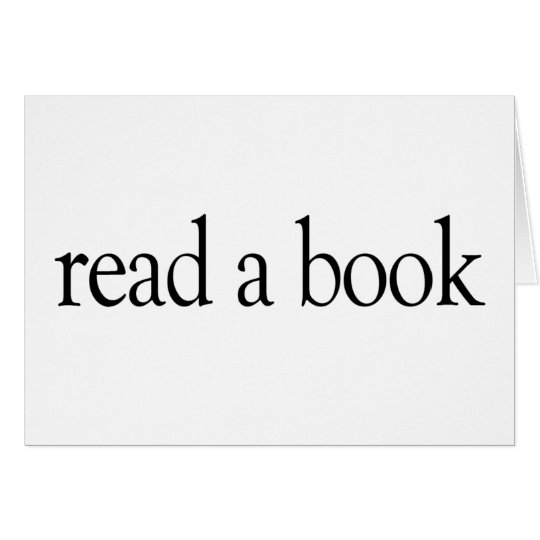 Read A Book Card