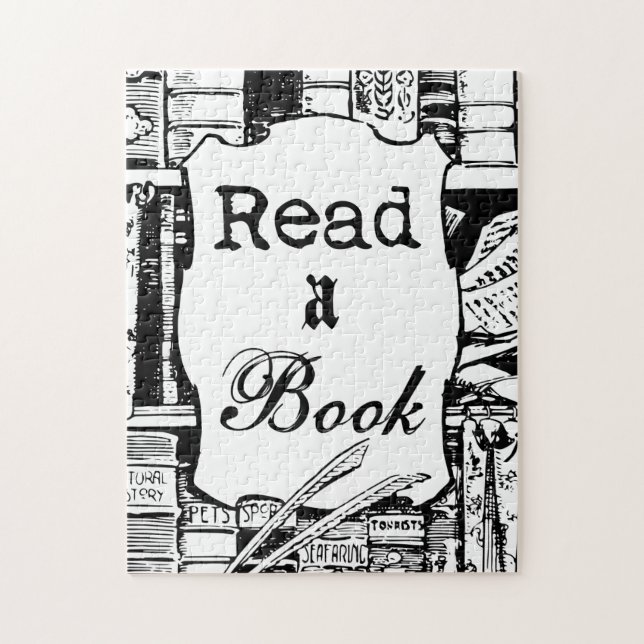 Read A Book Jigsaw Puzzle (Vertical)