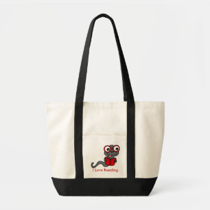 Read a Book Month: I Love Reading Tote Bag