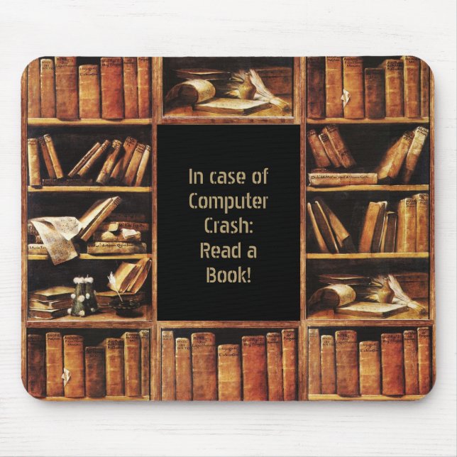 Read a Book Mouse Mat (Front)