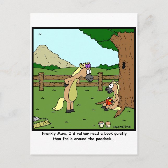 Read a book postcard (Front)