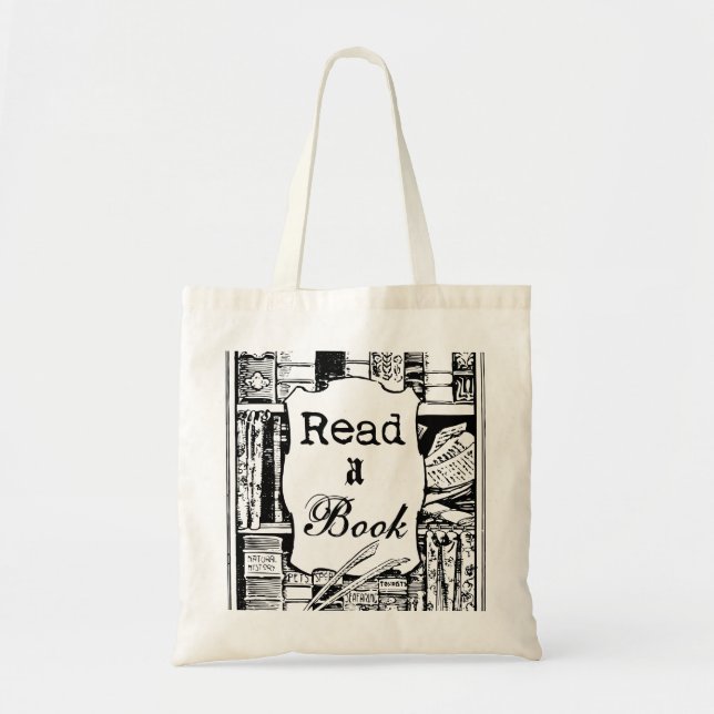 Read A Book Tote Bag (Front)