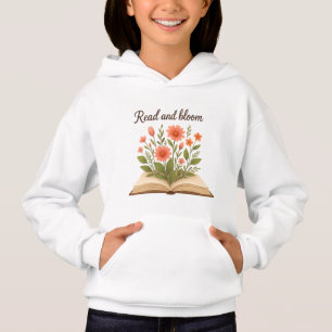 Read and Bloom Girls’ Hoodie