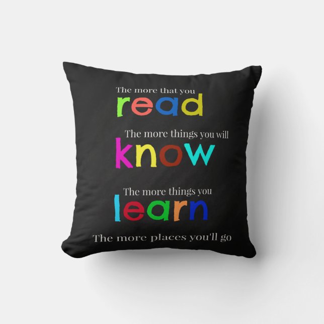 Read and learn cushion (Front)