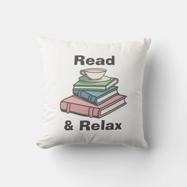 Read and Relax Cushion (Front)