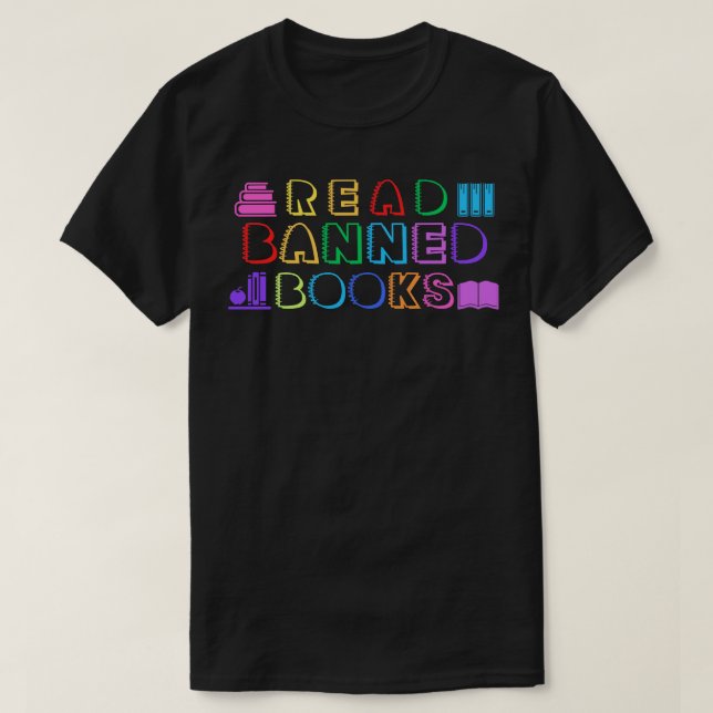 Read Banned Books 8 T-Shirt (Design Front)