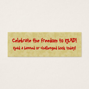 Read banned books Bookmarks