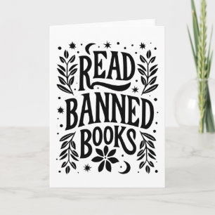 Read banned books card