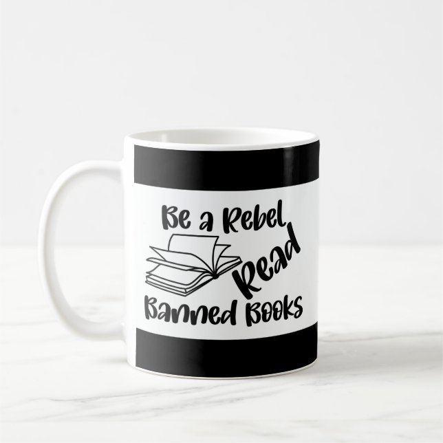 Read Banned Books Coffee Mug (Left)