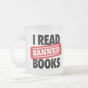 Read Banned Books Frosted Mug