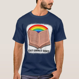 Read Banned Books Funny Reading Book Lover Bookwo T-Shirt