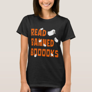 Read Banned Books Halloween Ghosts T-Shirt