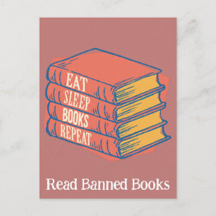 Read Banned Books Postcard