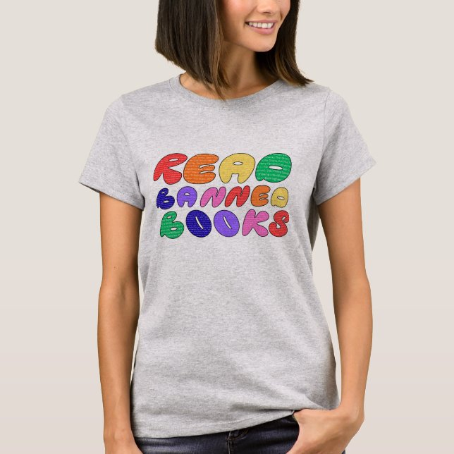 Read Banned Books T-Shirt (Front)
