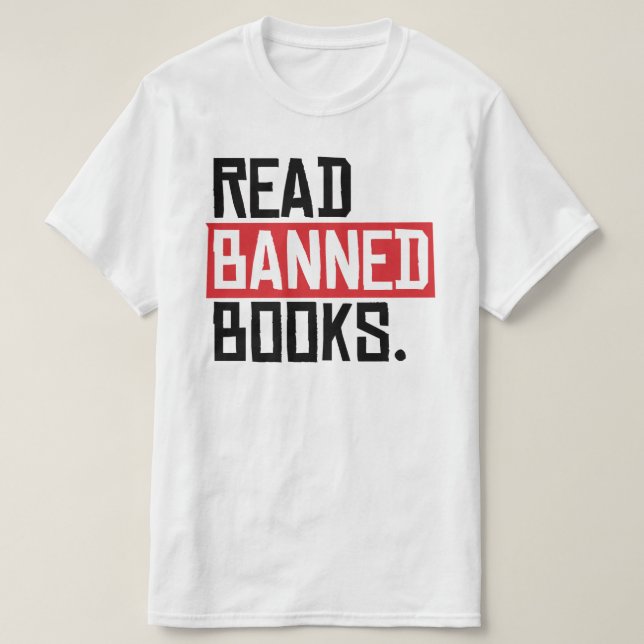 Read Banned Books T-Shirt (Design Front)