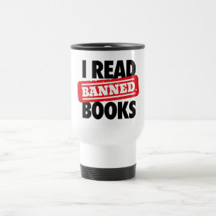 Read Banned Books Travel Mug