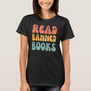 Read Banned Books Week Librarian Freedom Reader Ge T-Shirt