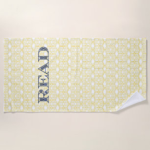 READ BEACH TOWEL