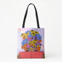 Read! Bloom Your Mind Tote Bag